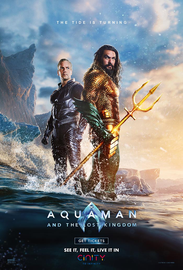 Aquaman and the Lost Kingdom movie poster