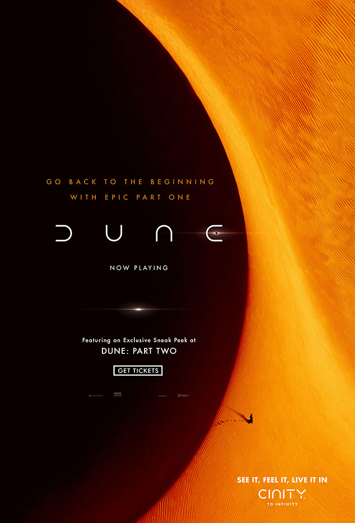 Dune Part 1 movie poster